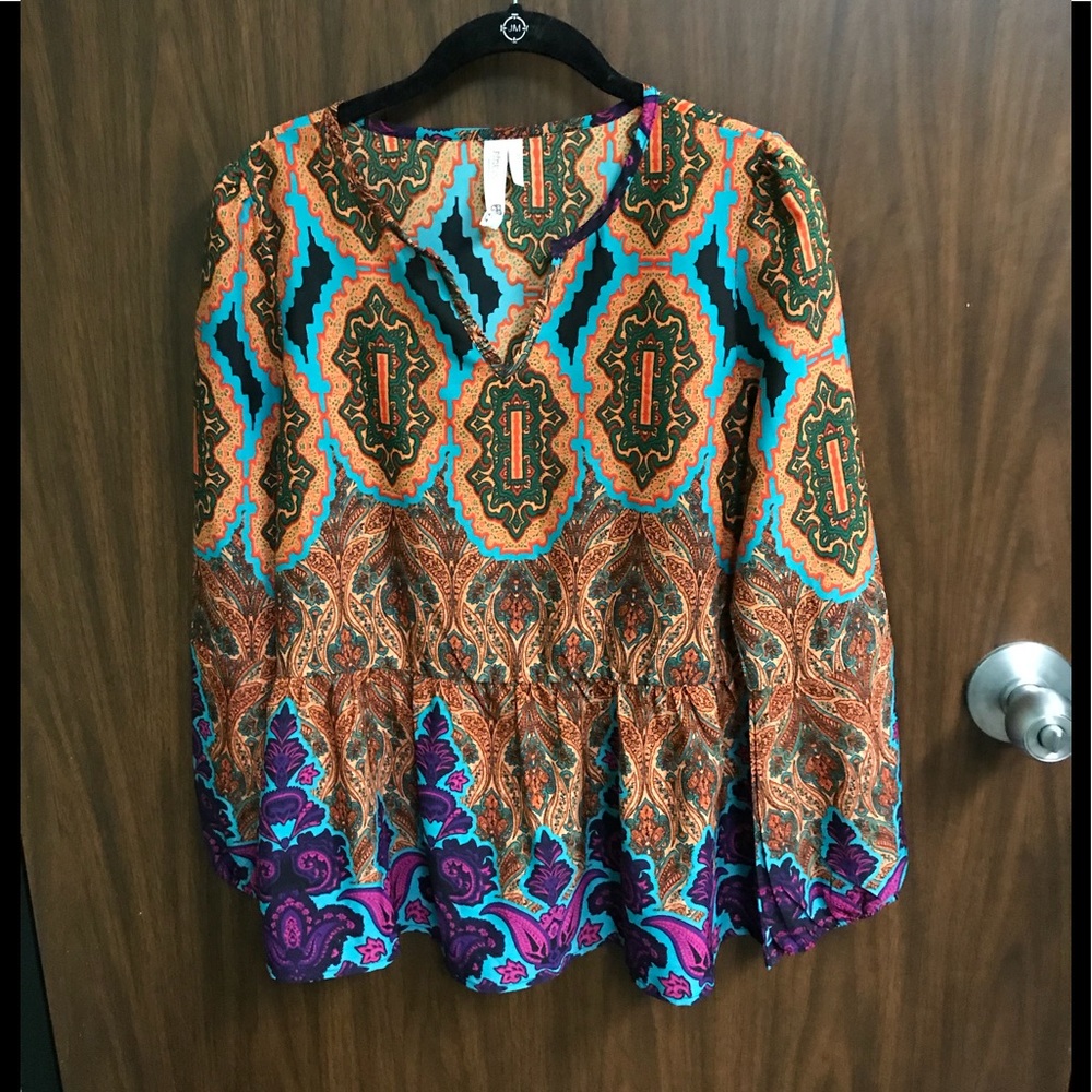 Patterned Blouse By Pink Owl - image 1